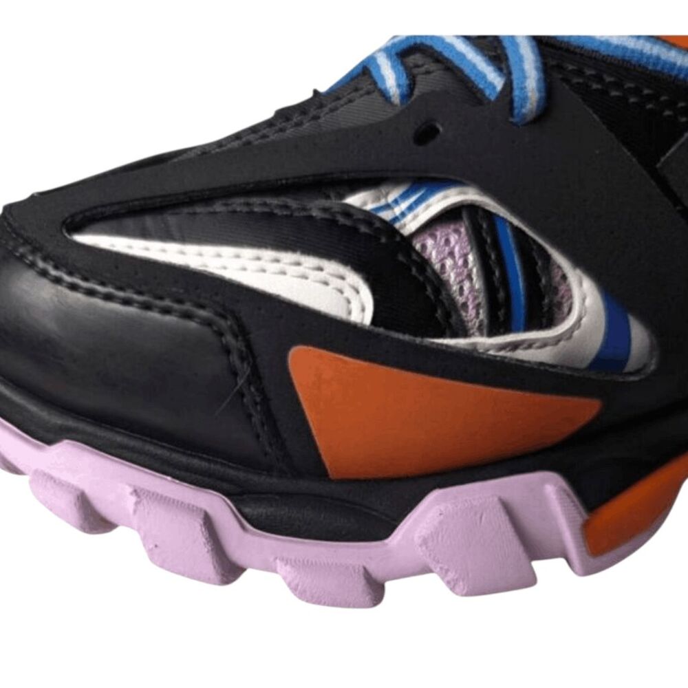 BALENCIAGA Track Trainers 'Black Orange' Size W9/M7 - Picture 11 of 16